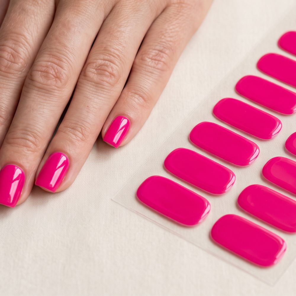 Stickers de uñas Fucsia de Easy Nailz