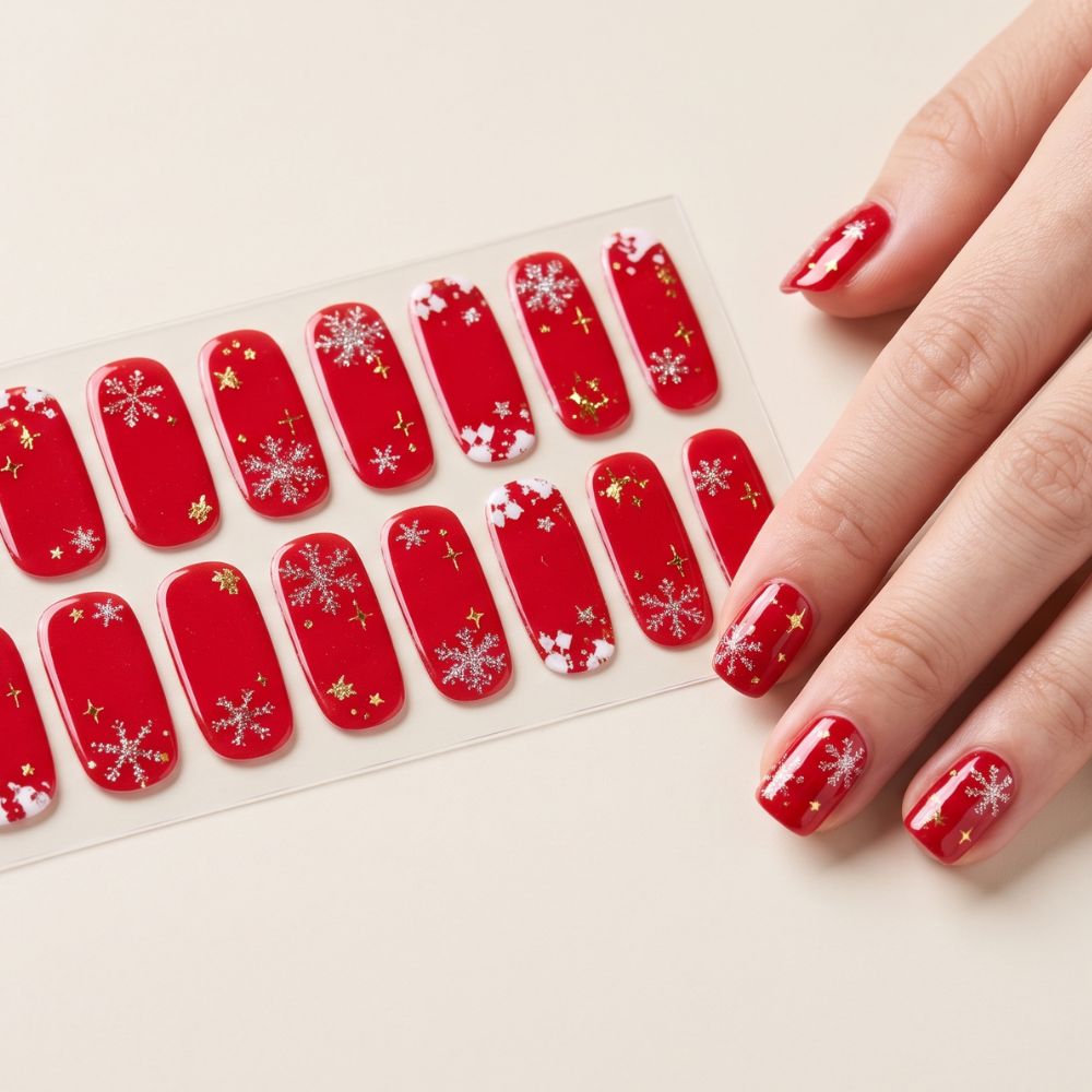 Stickers de uñas Navidad Red de Easy Nailz