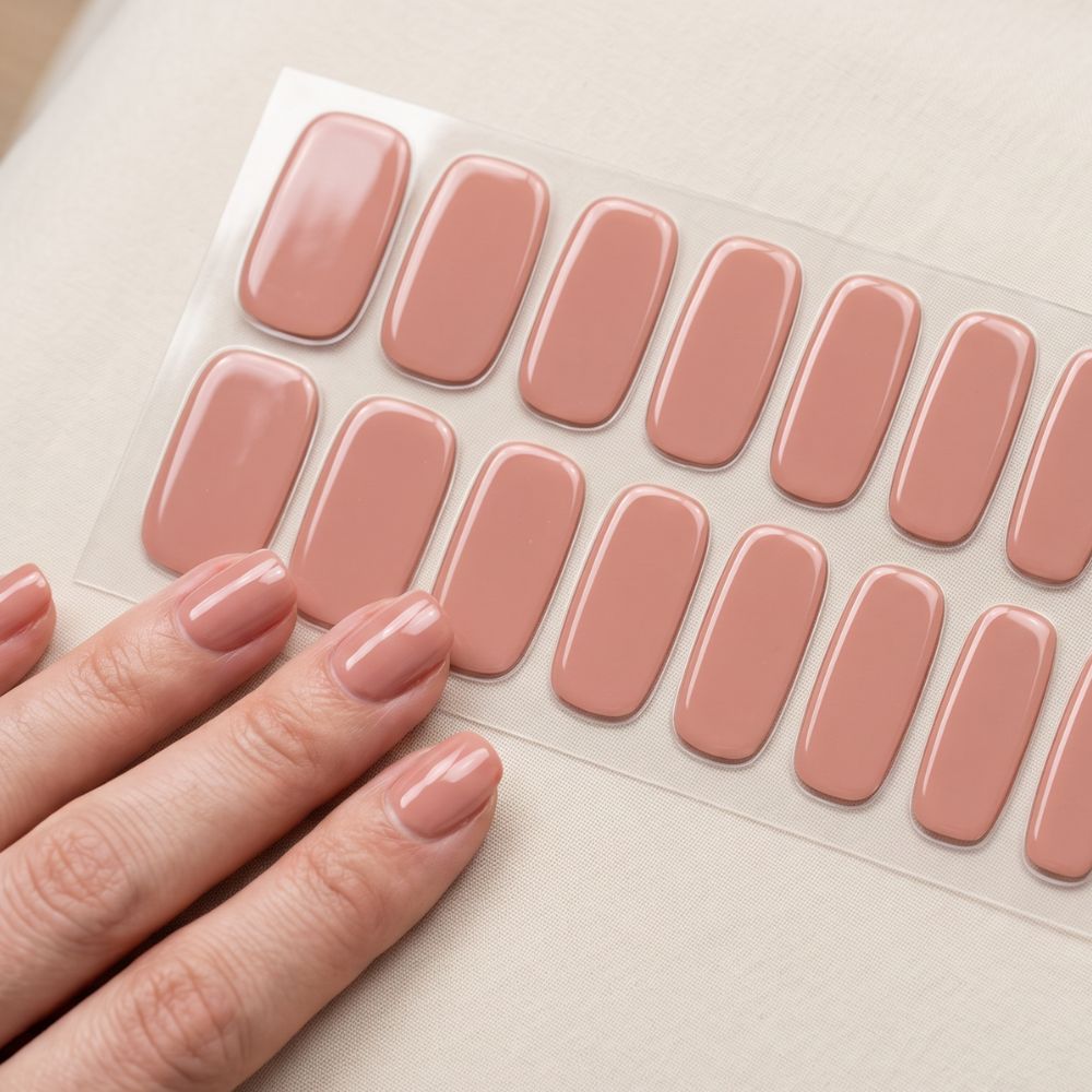 Stickers de uñas Nude Rosa de Easy Nailz